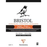 Bristol bloc collé 20F 24x32cm 205g