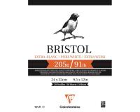 Bristol bloc collé 20F 24x32cm 205g
