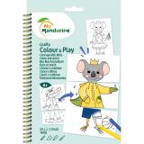 Graffy Colour & Play, Animaux habillés - Bleu