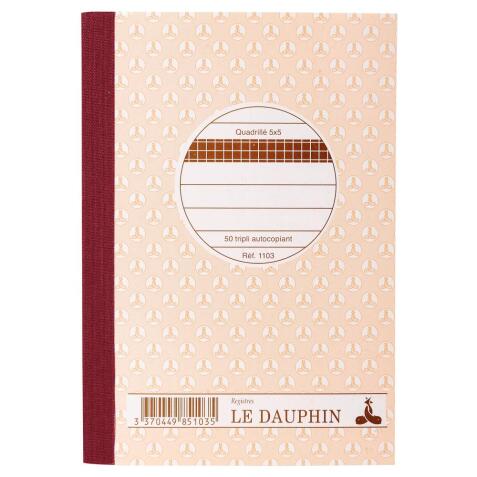 Le Dauphin Triplicate Business Book 148x105 - Oat