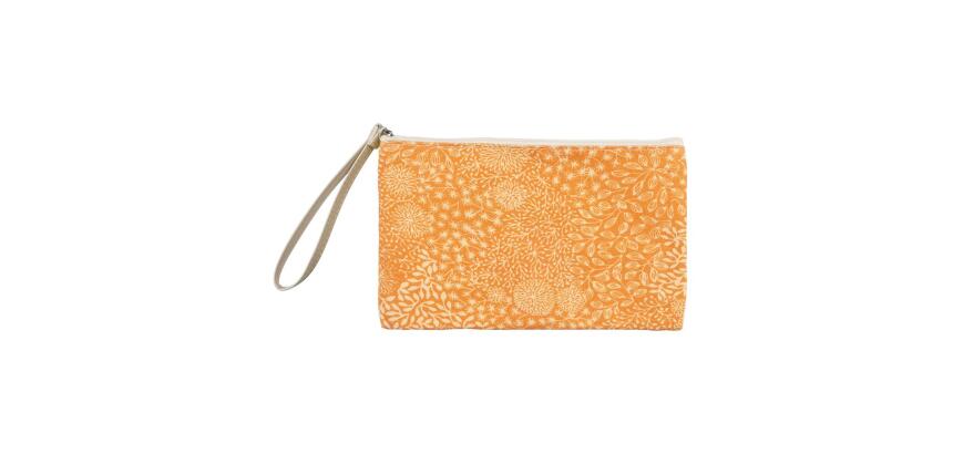 Jardin des Sens, Trousse en coton 22x16 cm motif allover