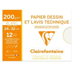 Dessin Technique pochette 12F 24x32cm 200g
