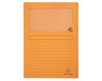 Paquet de 25 chemises à fenêtre Forever 130g/m2 - 22x31cm - Orange
