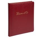 Livre d'or Cuir Alpille 140 pages ivoire - 26x22cm vertical
