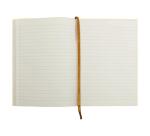 Carnet brochure cousue Flying Spirit A5 180 pages ligné couverture cuir vieilli papier ivoire 90g - Beige