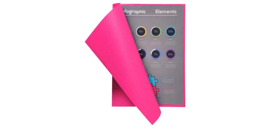 Paquet de 30 sous-chemises FLASH 80 100% recyclé - 22x31cm - Couleurs assorties