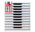 ModuloA4+10 drawers Autentik - Assorted colours
