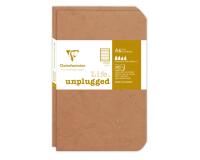 Set de 2 carnets piqués Age Bag 9x14 96 pages ligné - Tabac