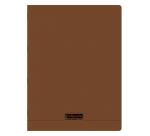 Cahier piqué 8000 POLYPRO 24x32 cm 192 pages grands carreaux 90 g - Marron