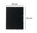 Carpetas con gomas 3 solapas impresas 355 g/m2