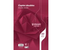 Copies doubles sous film 7000 A4 200 pages non perforées petits carreaux 70 g