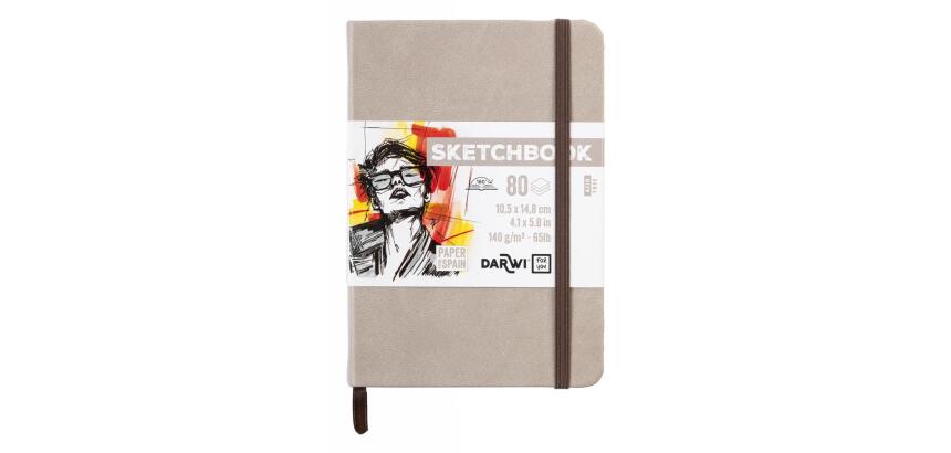 DFY Sketchbook A6 80F 140g - Taupe