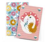 Boîte créative, Cartes à pailleter - Rose