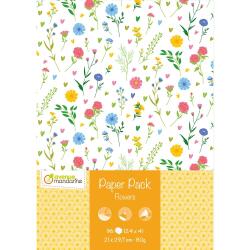 Paper Pack, Flowers - Multicolore
