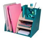 Organiseur de bureau Exacompta The Organizer Skandi - bleu pacifique / nude