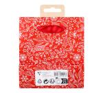 Premium sac petit rouge & blanc 12x4,5x13,5 cm - Rouge