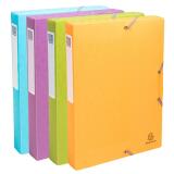 Boite de classement dos 40mm polypropylène recyclé Pop'N Co - Couleurs assorties