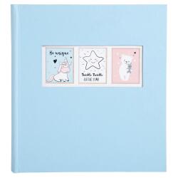 Book Album 60p white 29x32cm Sweet Blue