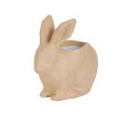 Cache pot lapin 19x10x18,5cm - Kraft