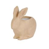 Cache pot lapin 19x10x18,5cm - Kraft