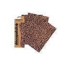 Pochette 3 Feuilles Identiques Ref 207 - Marron