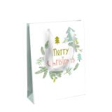 Neige, sac moyen 21,5x10,2x25,3 cm - Blanc