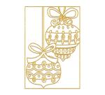 Set de 5 cadres à peindre - Noël - Blanc