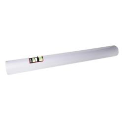 Nappe en rouleau papier gaufré Toile de lin - 18x50m - Blanc
