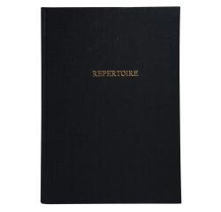 Registre 297X210 Répertoire travers 300 pages - Noir toilé