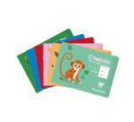 Clairefontaine Clairenfantine Writing Notebook - A6 Landscape - 32 Pages - Double Line 5mm with Margin - Assortment