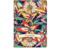 Frida Kahlo, Cahier piqué cousu fil A4 21 x 29,7 cm, 96 pages, ligné + marge, ass.