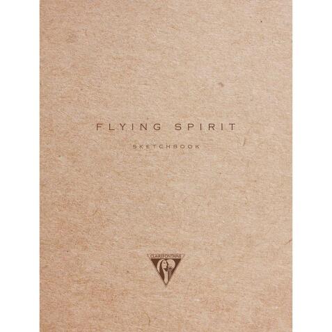 Flying Spirit carnet cousu 50F A6 90g - Kraft brun