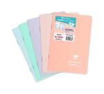 Carnet piqué Koverbook Blush 11x17cm 96 pages petits carreaux couverture polypropylène opaque bicolore Couleur aléatoire - Assortis