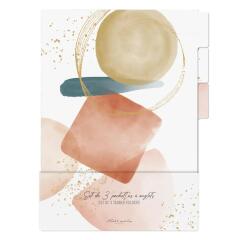 Evanescence, Set de 3 pochettes à onglets 22x31 cm, ass. - Multicolore