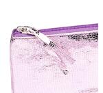 Céleste CUIR Trousse plate 22x11 cm Rose