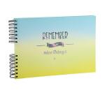 Album à spirales photo de classe 50 pages 32x22cm Candy Blue - Visuel