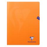 Clairefontaine Mimesys Stapled Notebook - 24x32cm - 96 Pages - 5x5 Ruling - Orange|