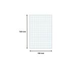 Estuche Exacompta de 100 fichas Exacompta cartulina Bristol - cuadricula 5x5 sin taladro 100x150mm - Blanco