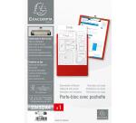 Porte-bloc avec pochette - Format 23x32cm pour A4