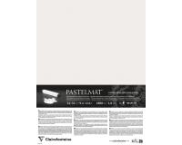 Pastelmat contrecollé 5 feuilles 24x32cm - Blanc