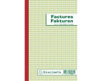 Manifold Factures 21x13,5cm 50 feuillets triple autocopiant Billingue