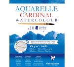 Cardinal bloc collé 10F 24x30cm 300g