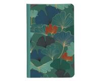 Gaïa bleu, Carnet cousu fil 7,5 x 12 cm, 48 pages, ligné