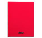 Clairefontaine Polypro Stapled Notebook, Seyes, Ligne 8000, 24x32cm, 24 Sheets, 90g - Red