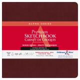 Alpha Series carnet souple 46F 19x19cm 150g - Blanc