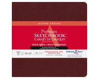 Alpha Series carnet souple 46F 19x19cm 150g - Blanc