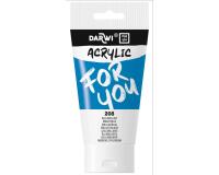 Darwi For You tube de peinture acrylique 75 ml - Bleu brillant