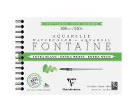 Fontaine Extra Blanc Grain Torchon album spiralé 12F 18x24cm 300g