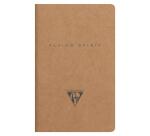 Flying Spirit piqûre textile 7,5x12cm 48 pages ligné motifs assortis papier ivoire 90g - Kraft