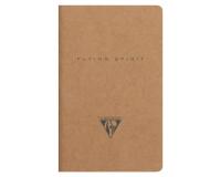 Flying Spirit piqûre textile 7,5x12cm 48 pages ligné motifs assortis papier ivoire 90g - Kraft